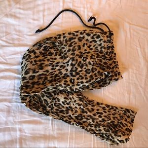 WetSeal Leopard Leggings